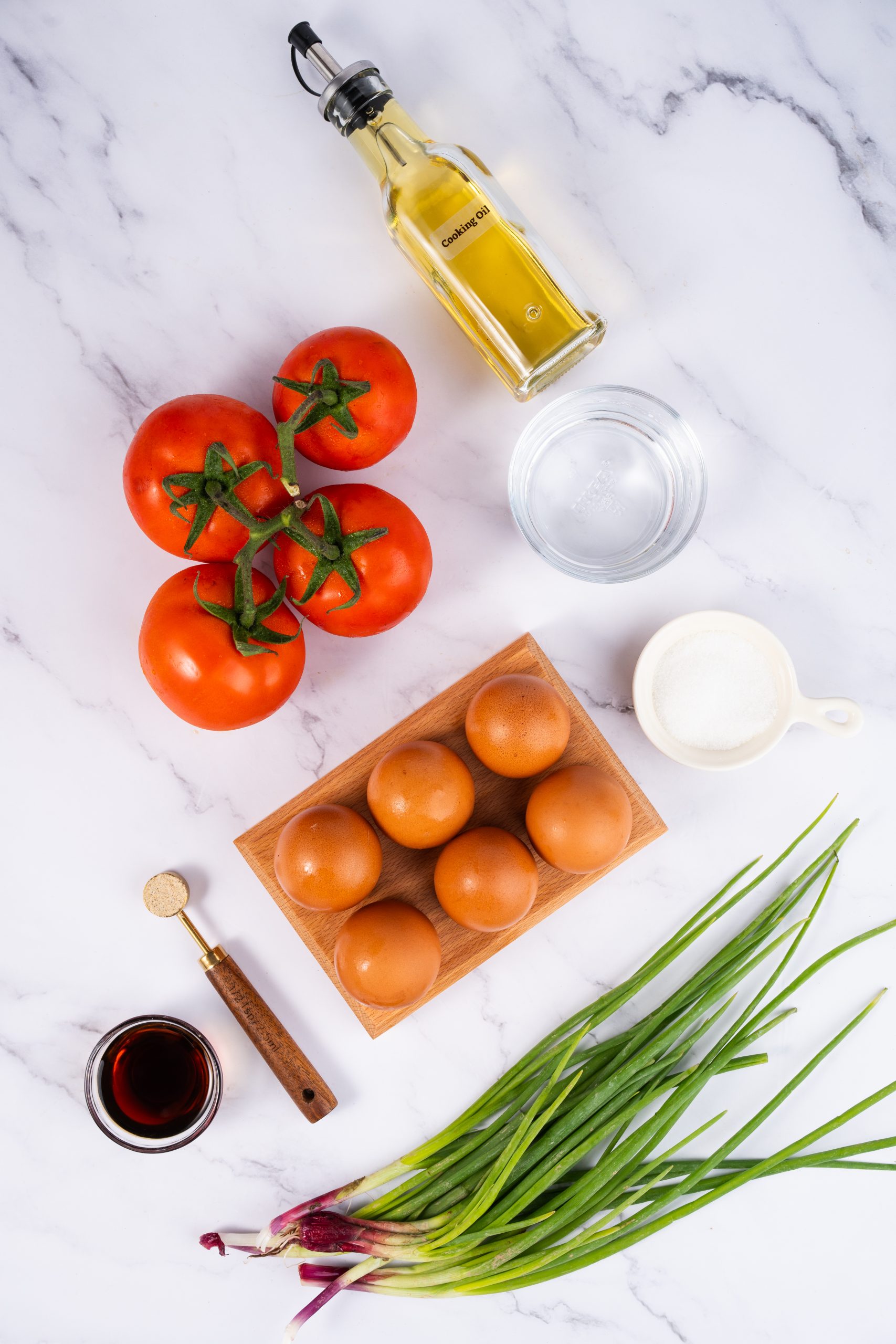 Ingredients in Stir Fried Tomato and Egg Recipe