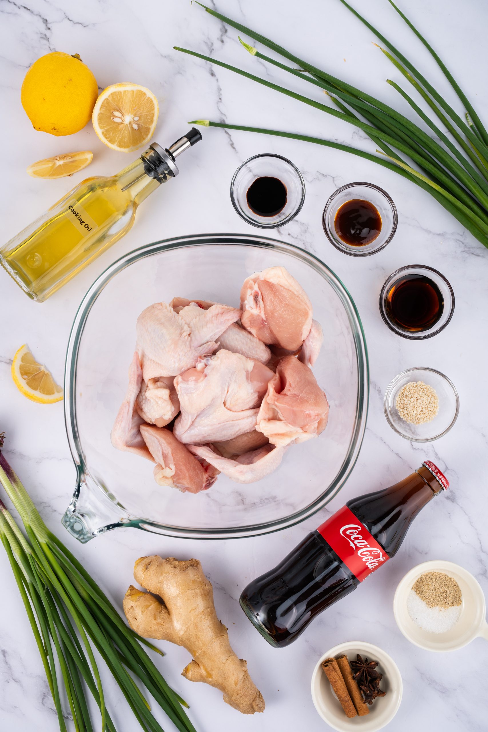 Ingredients need to make Coca Cola Chicken Wings