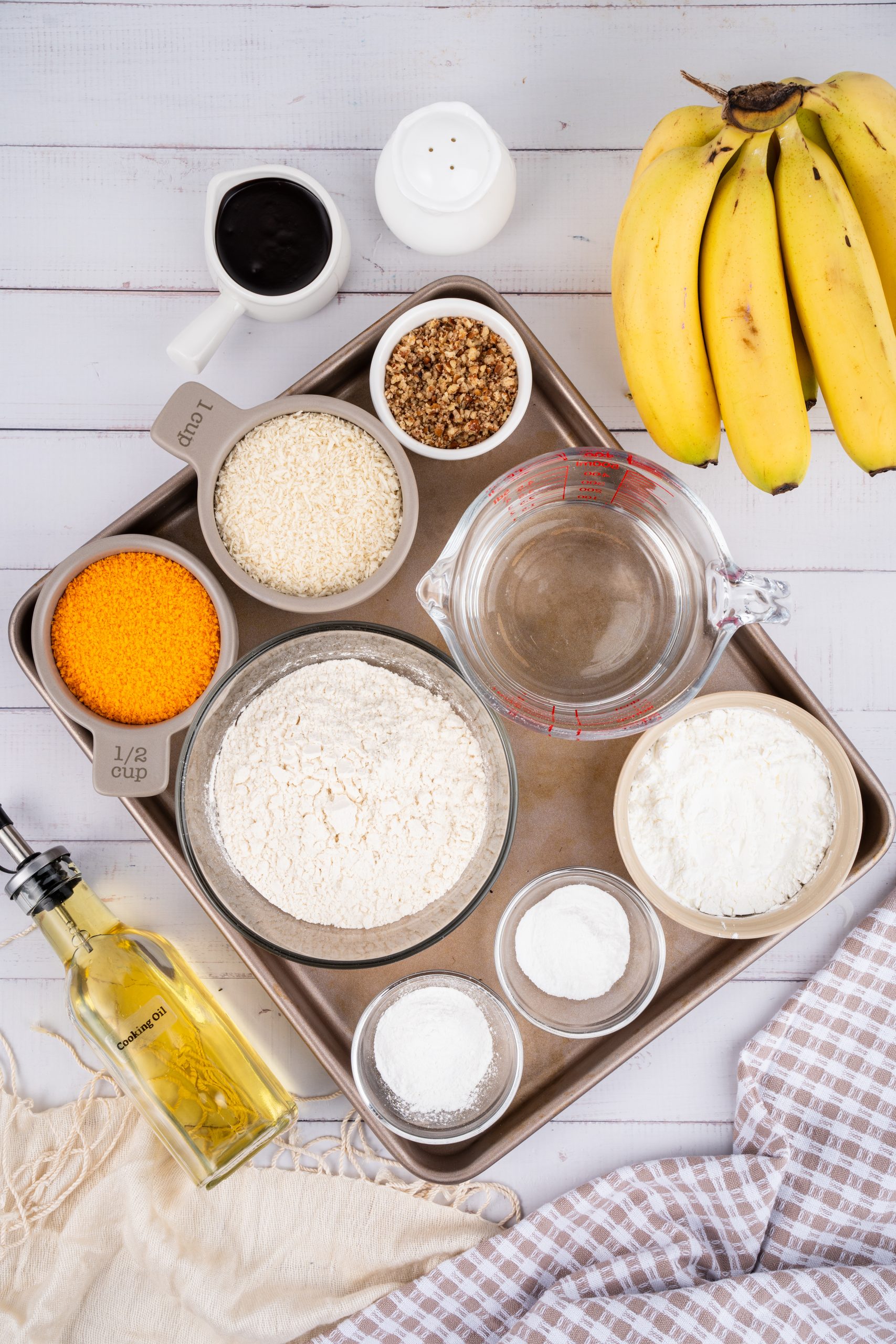 Ingredients for Banana Fritters