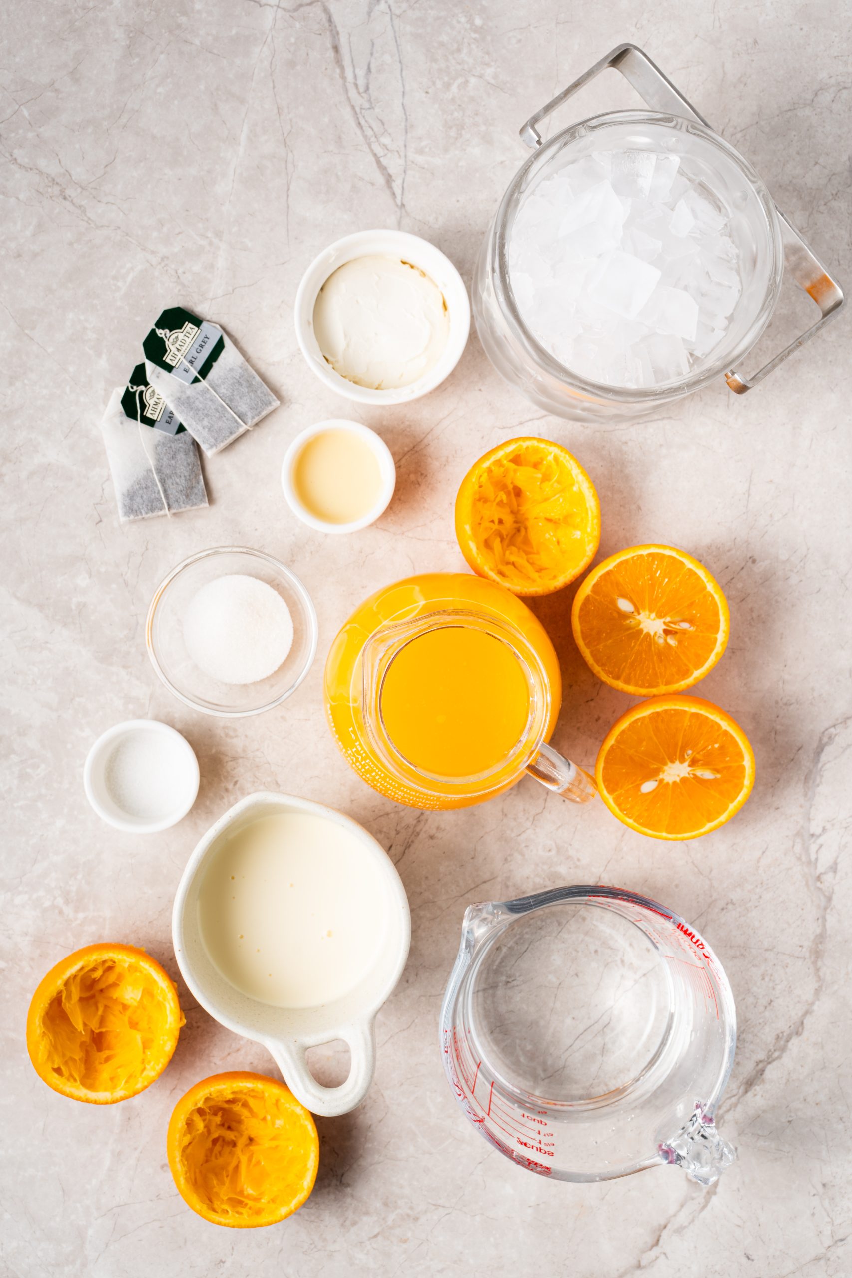 Ingredients for Orange Tea