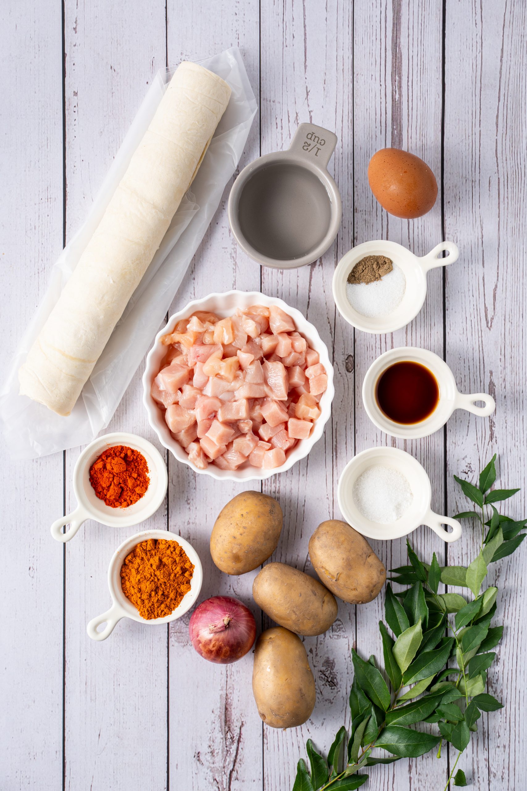 Ingredients For Curry Puff