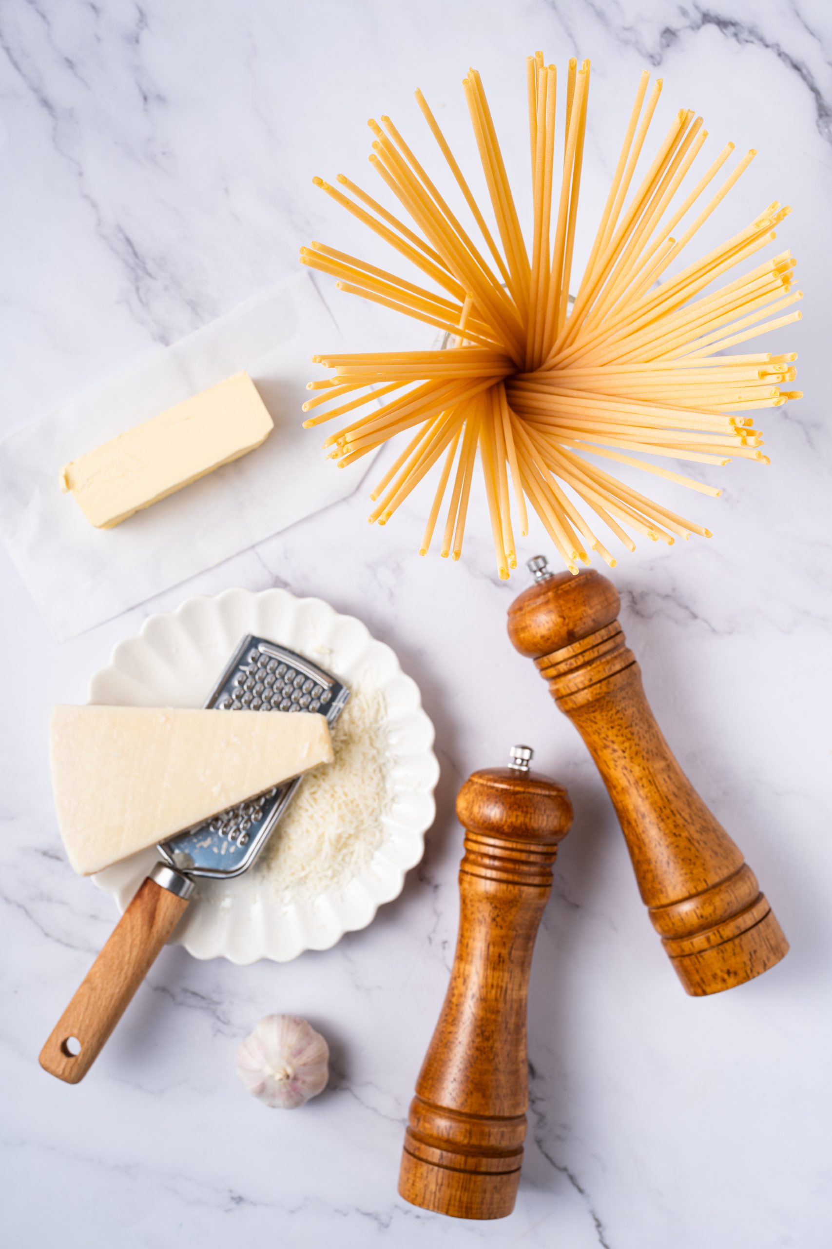 Ingredients For Cacio e Pepe
