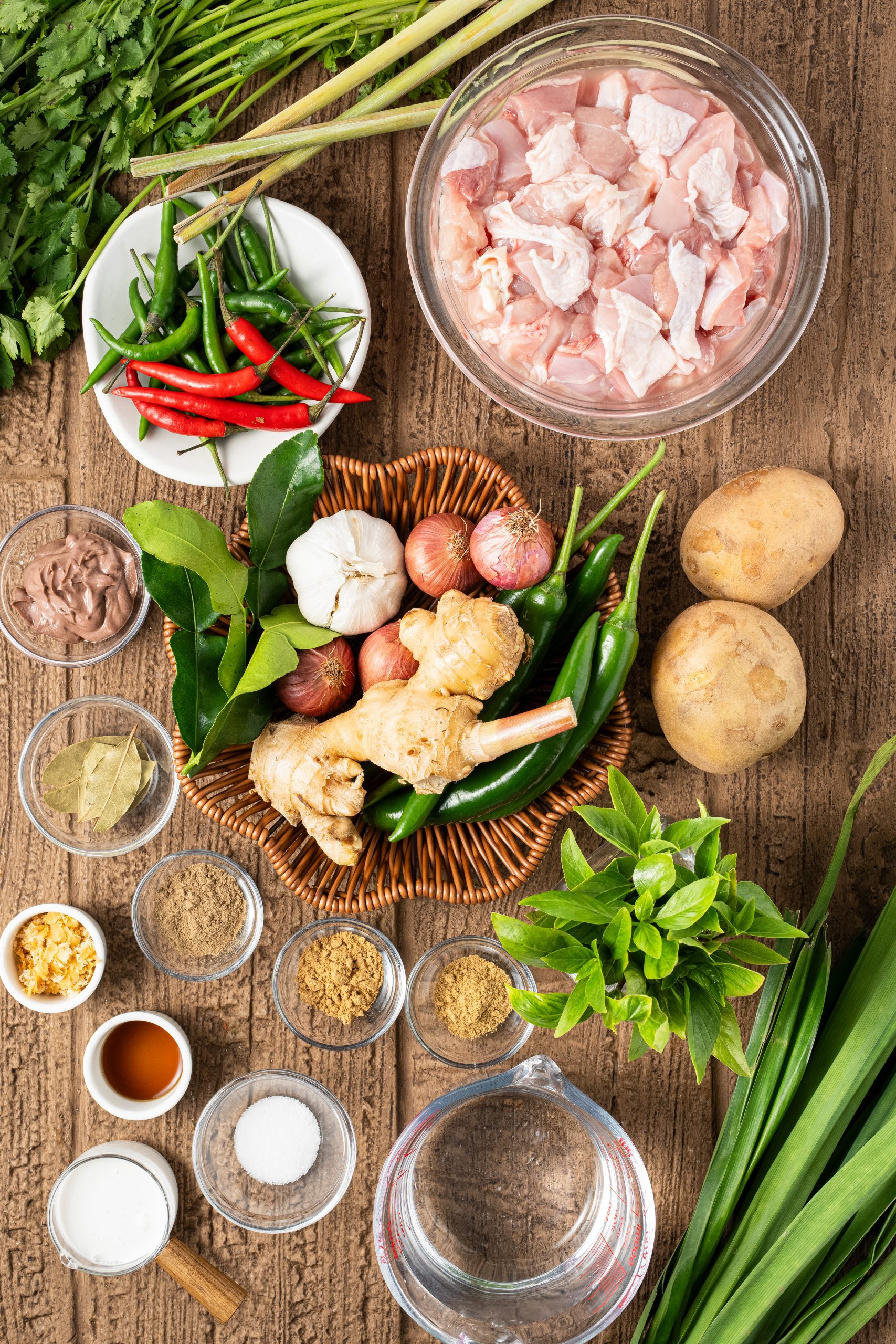 Ingredients For Thai Green Curry
