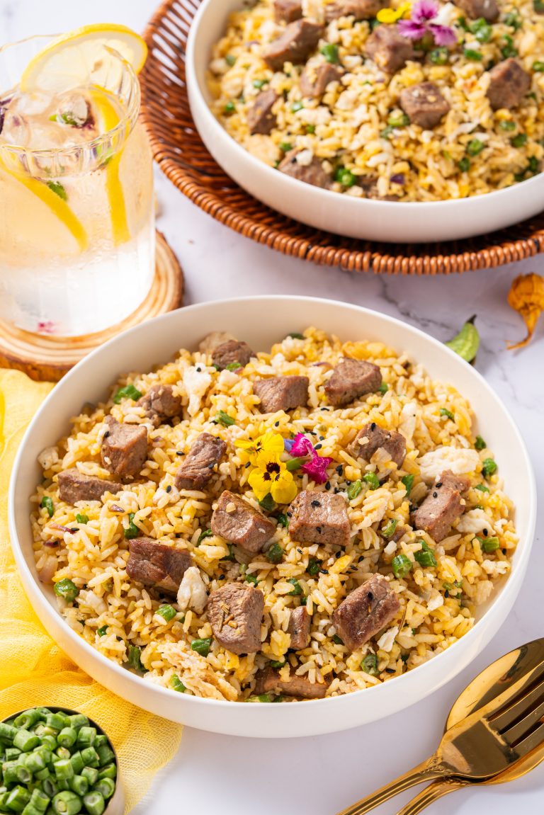 Golden Steak Fried Rice