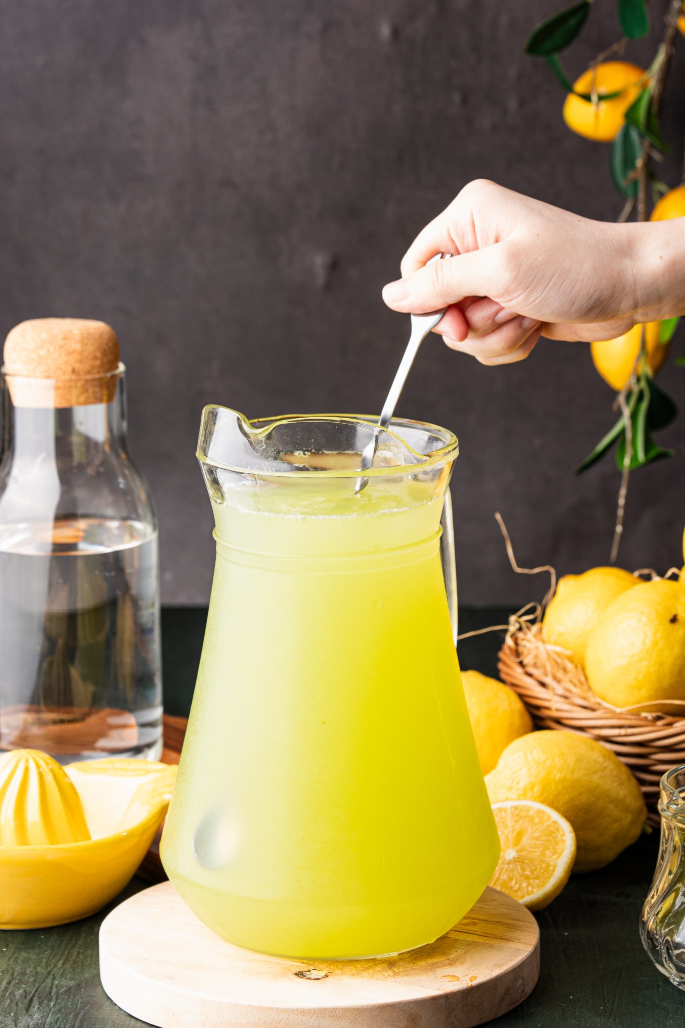 Process of making Cucumber Lemonade