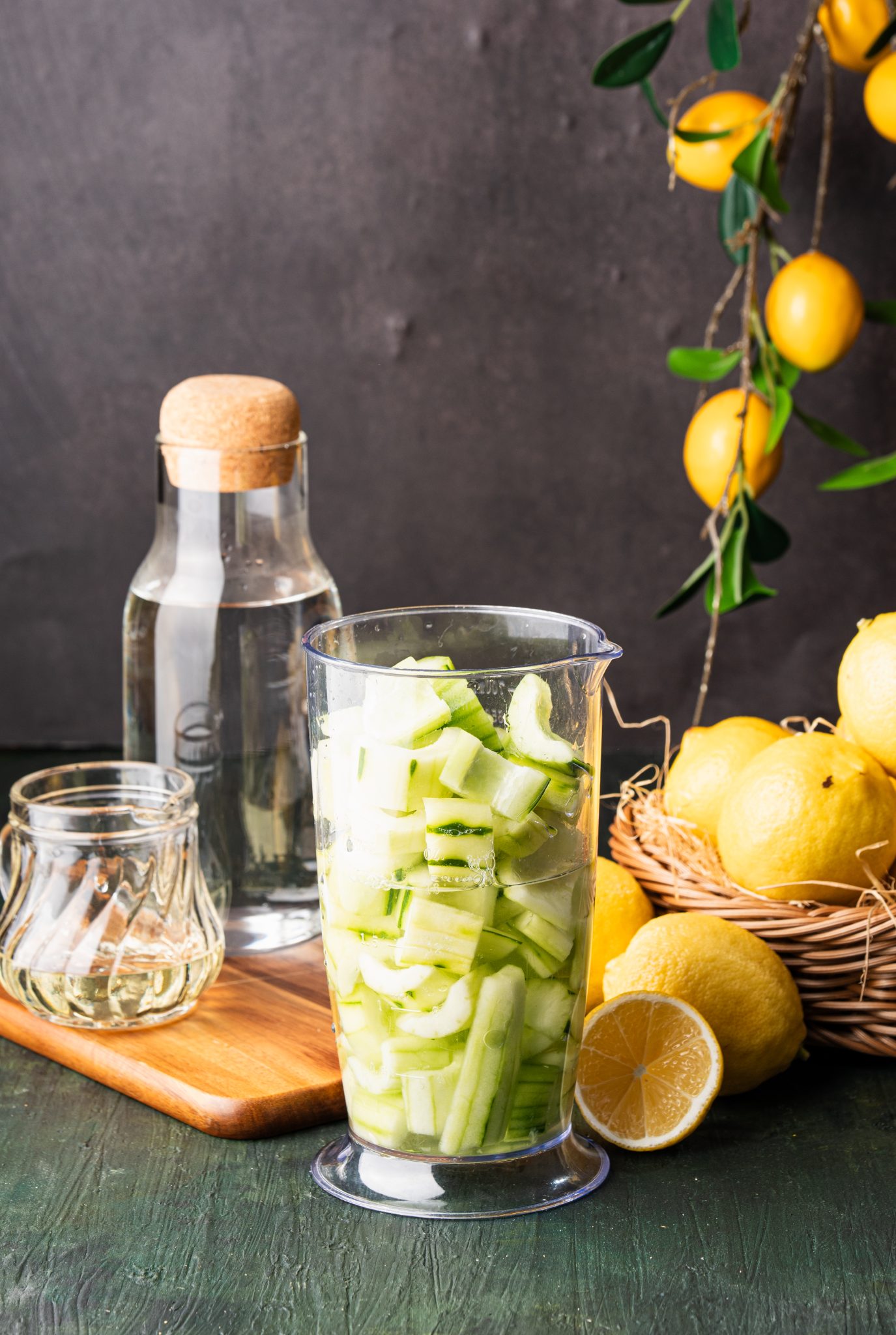 Process of making Cucumber Lemonade