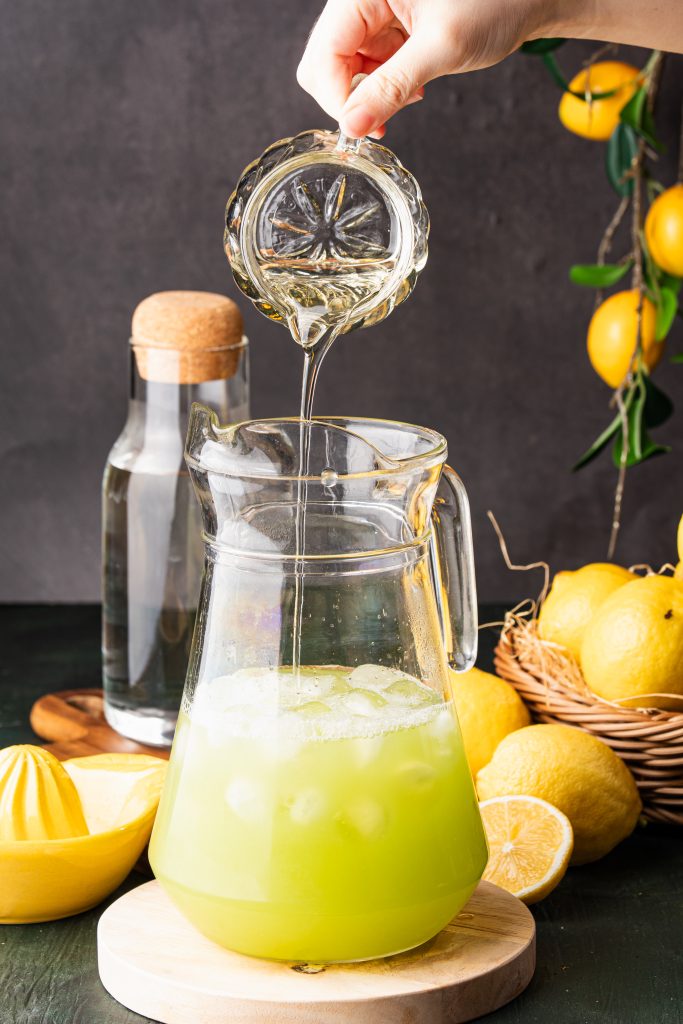 Process of making Cucumber Lemonade