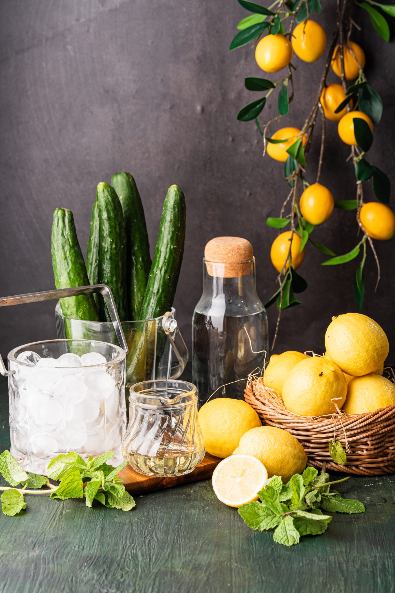 Ingredients for Cucumber Lemonade